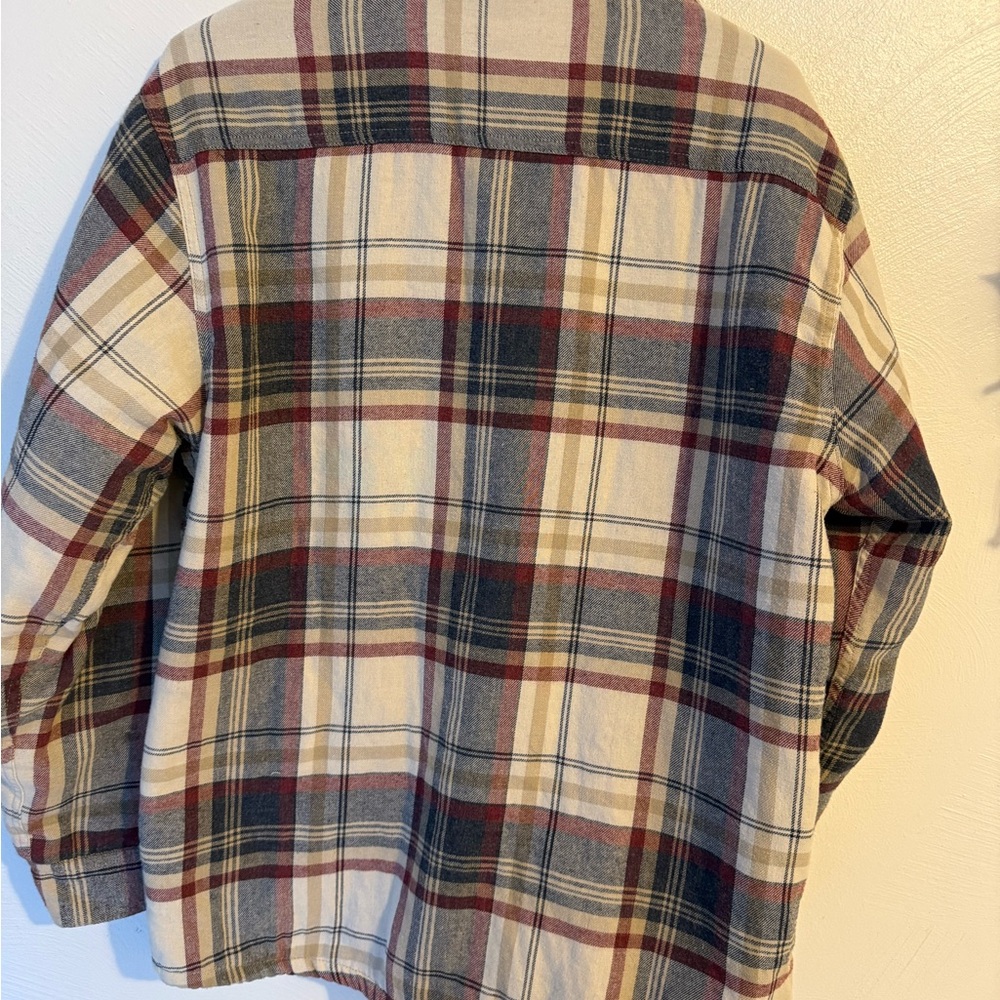 Wrangler Plaid Jacket - Cream, Red, Blue